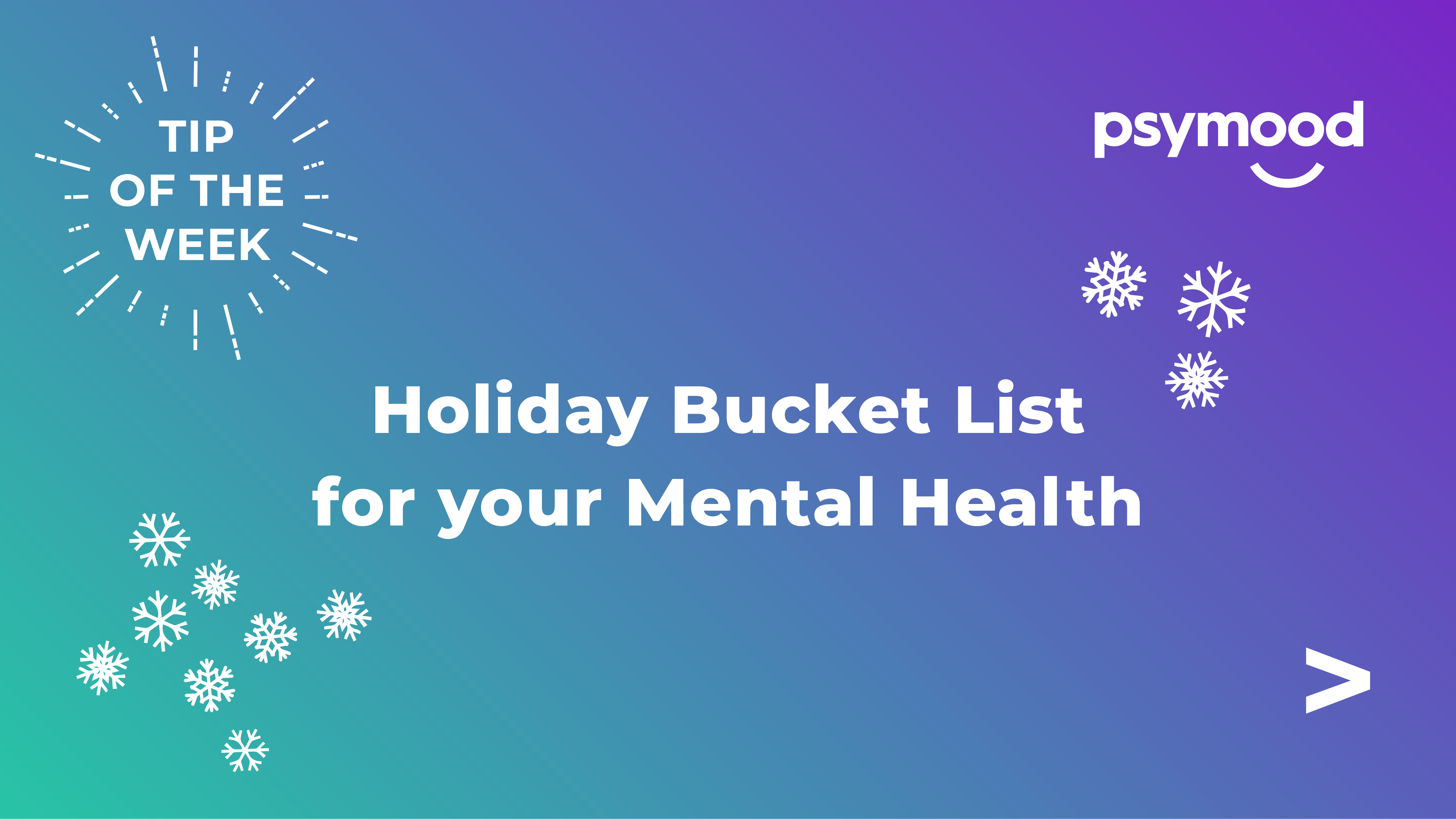 Holiday Bucket List for your Mental Health