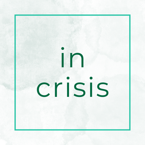 in crisis button